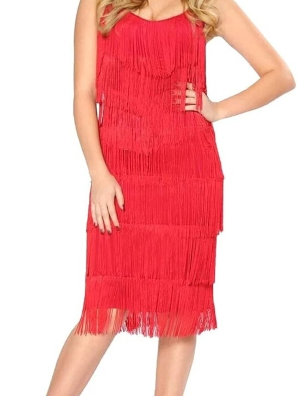 NWT Bettie Page Red Shimmy And Shake Dress